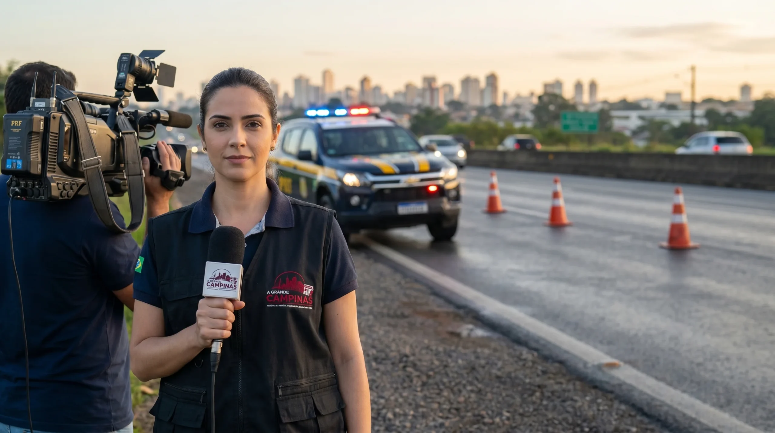 Notícia: acidente na Santos Dumont