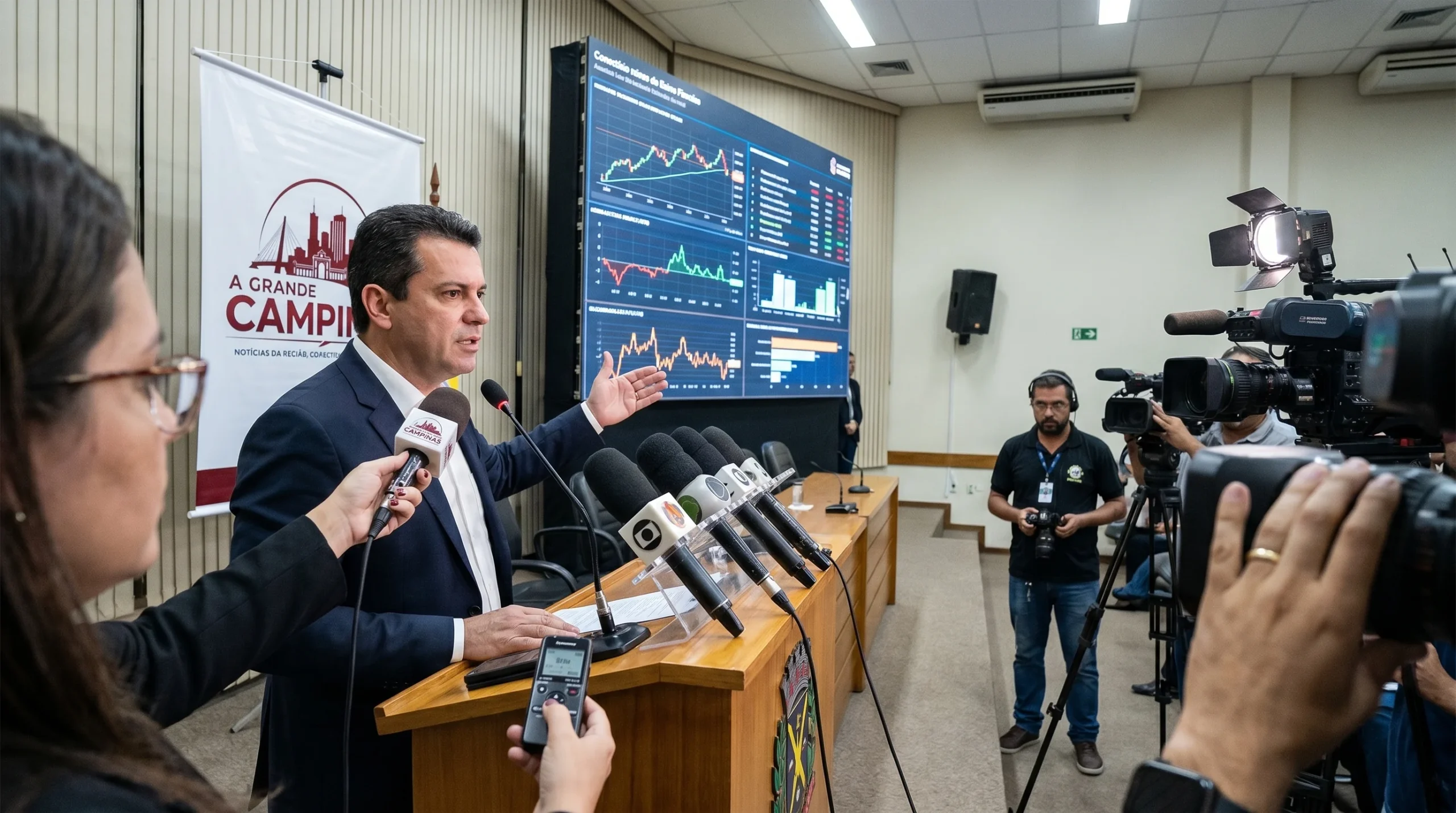 Notícia: equilíbrio fiscal em Paulínia
