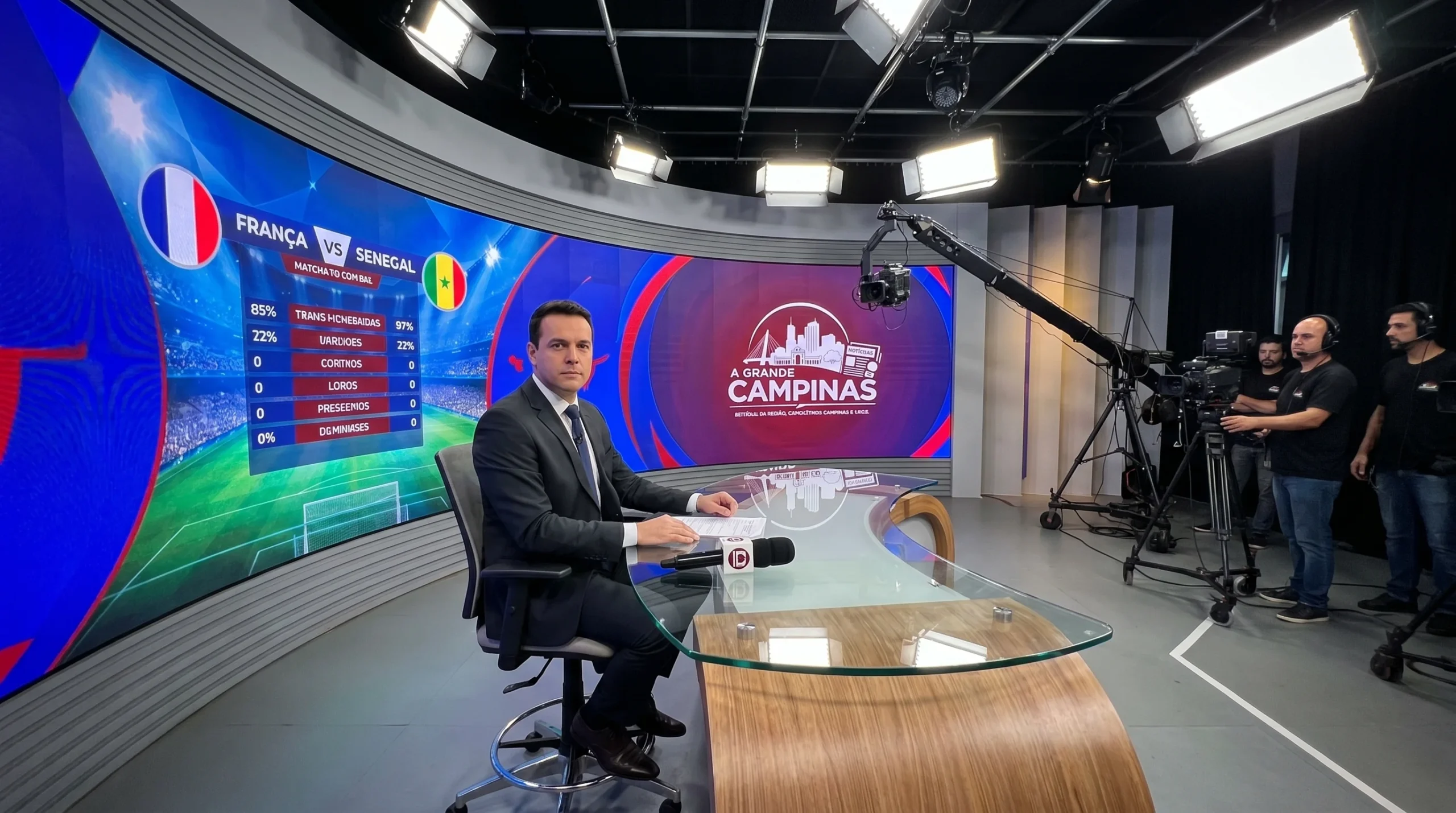 Notícia: estreia da França na Copa