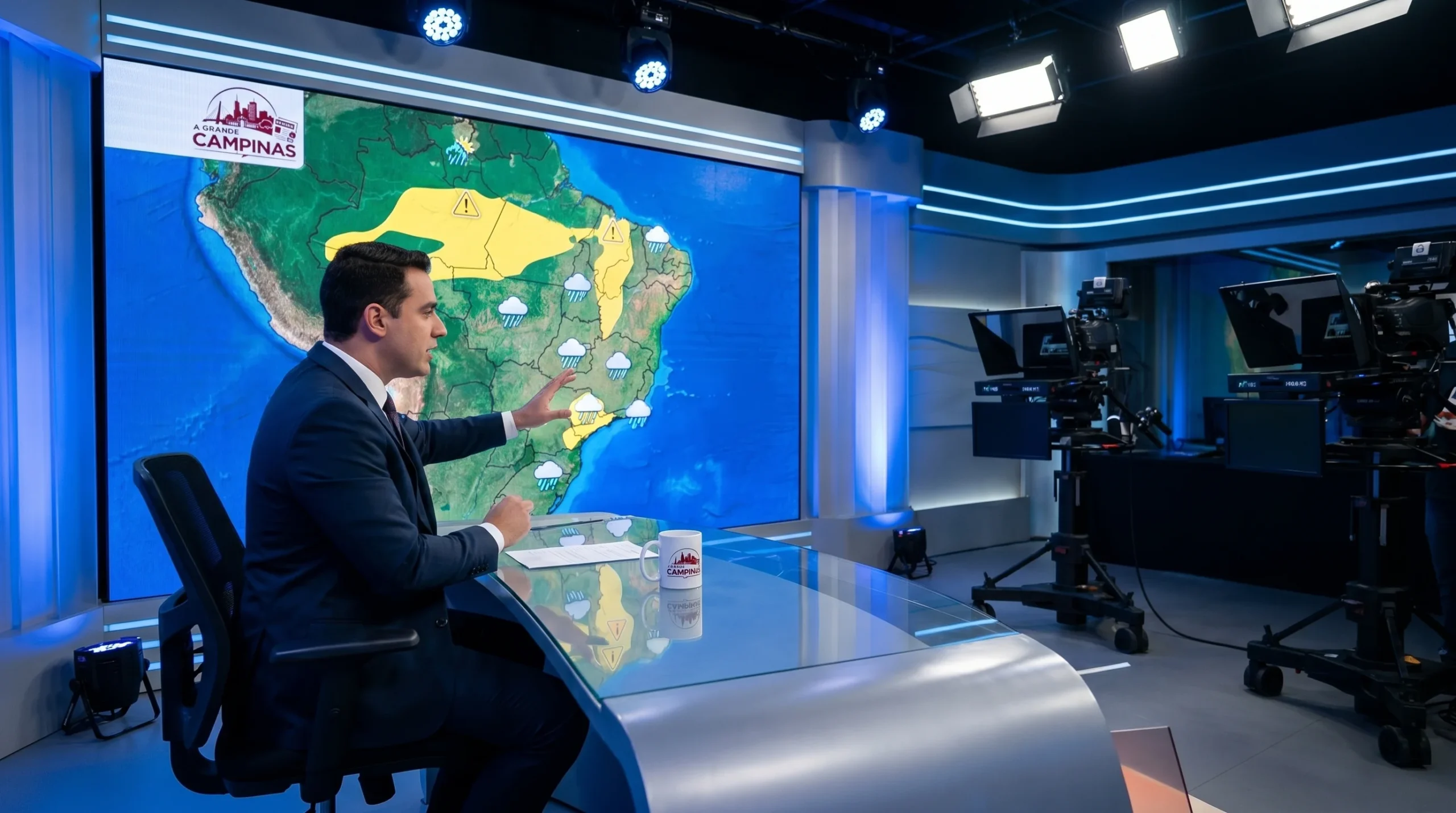 Notícia: alertas meteorológicos do Inmet