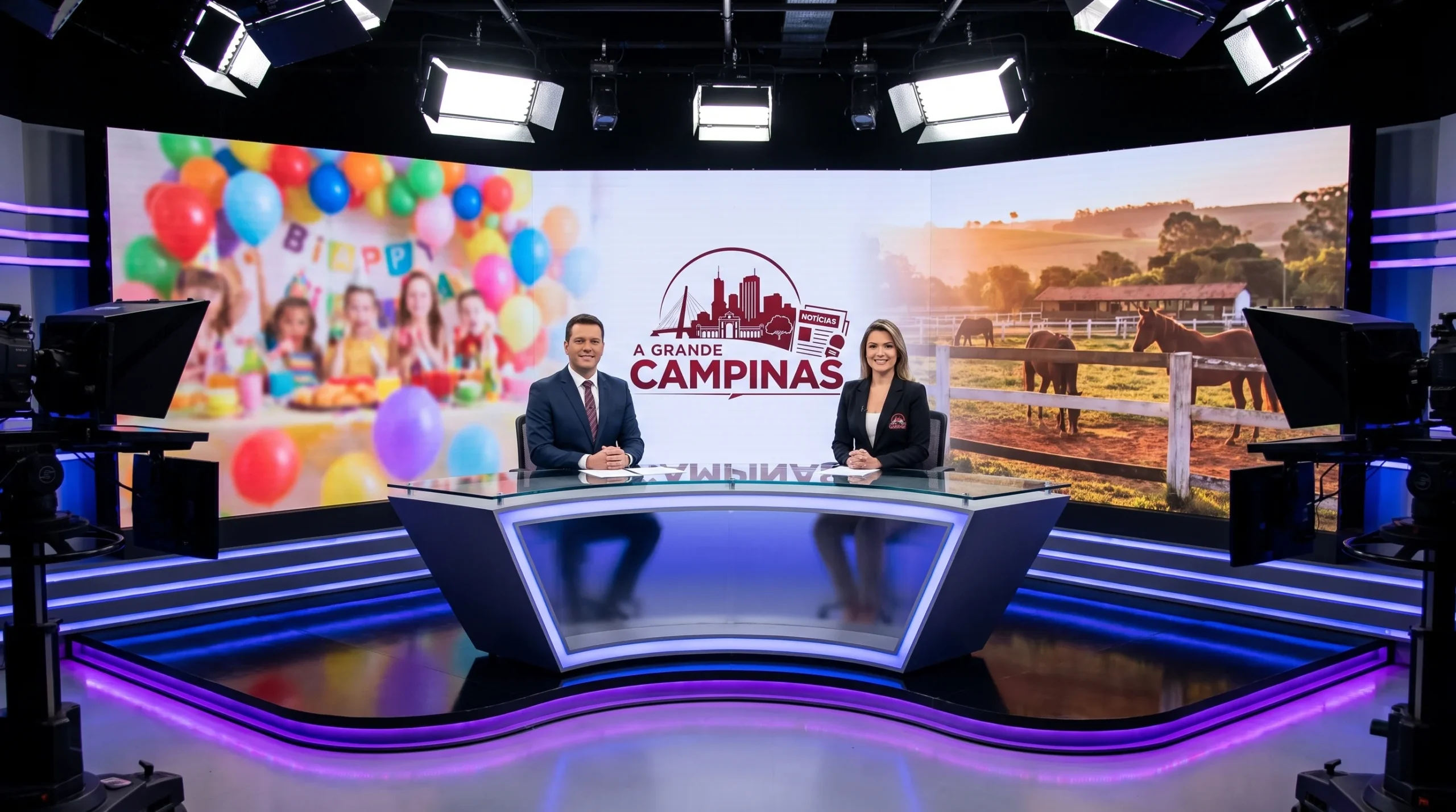 Notícia: festa dos gêmeos