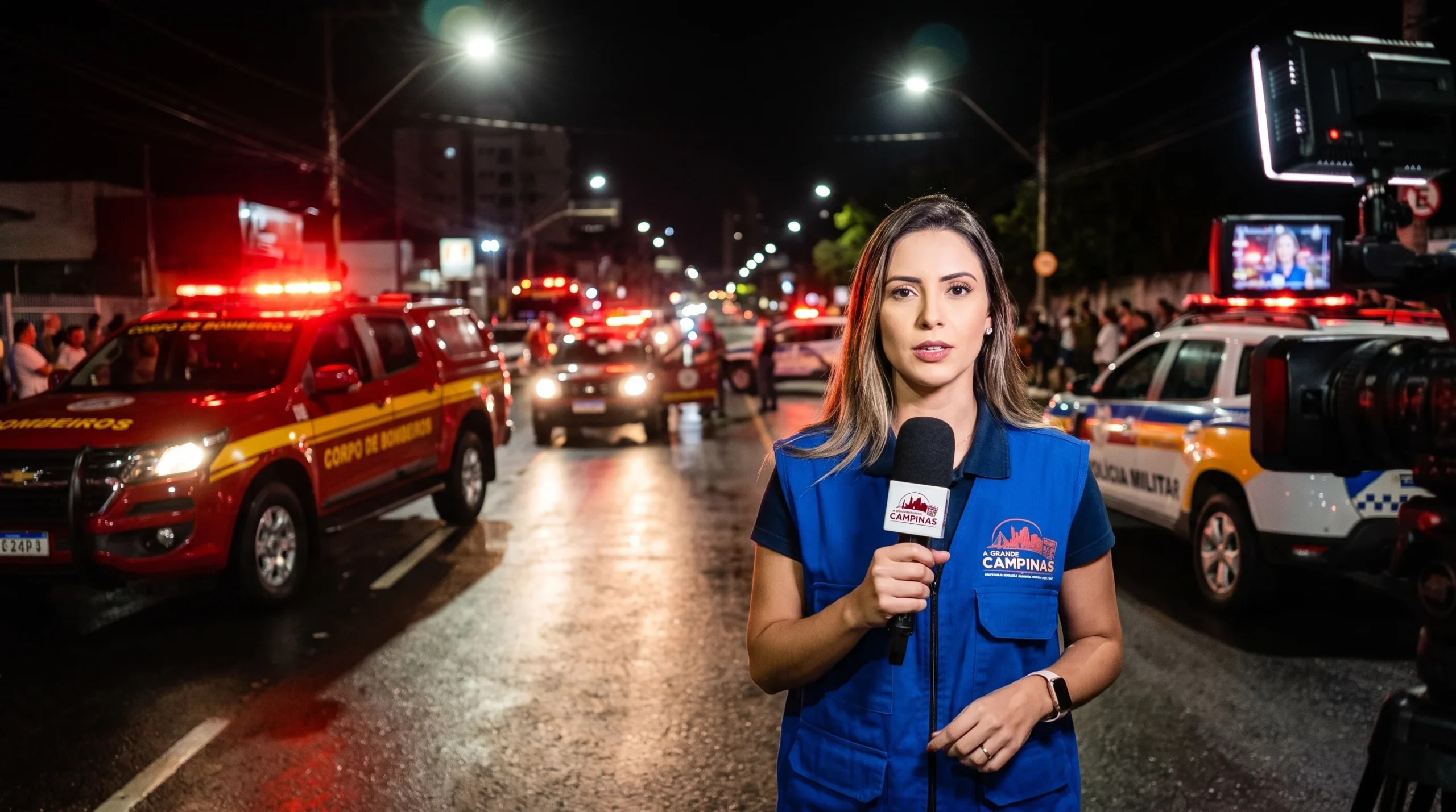 Notícia: capotamento em Indaiatuba