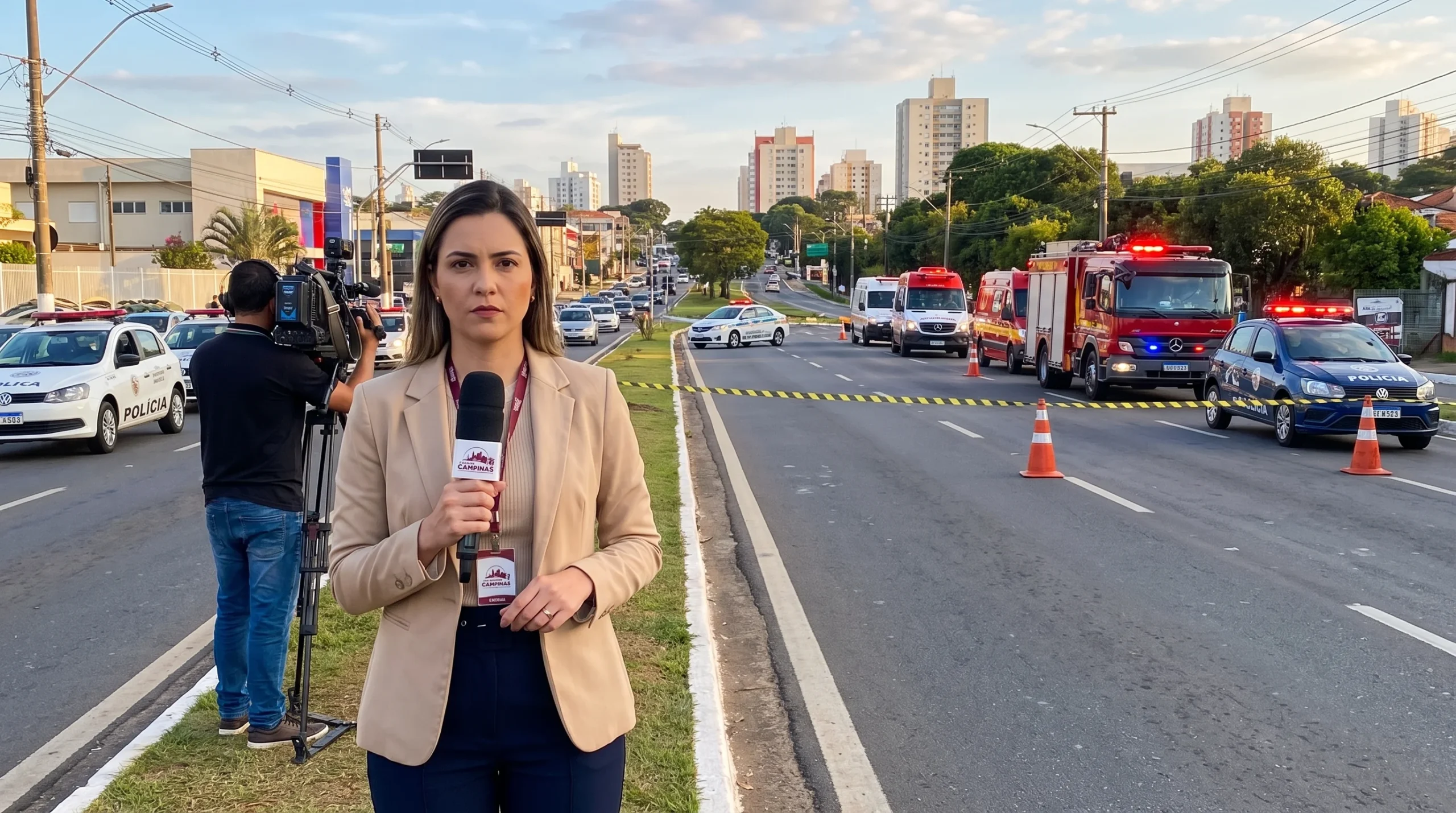 Notícia: acidente na avenida Sumaré