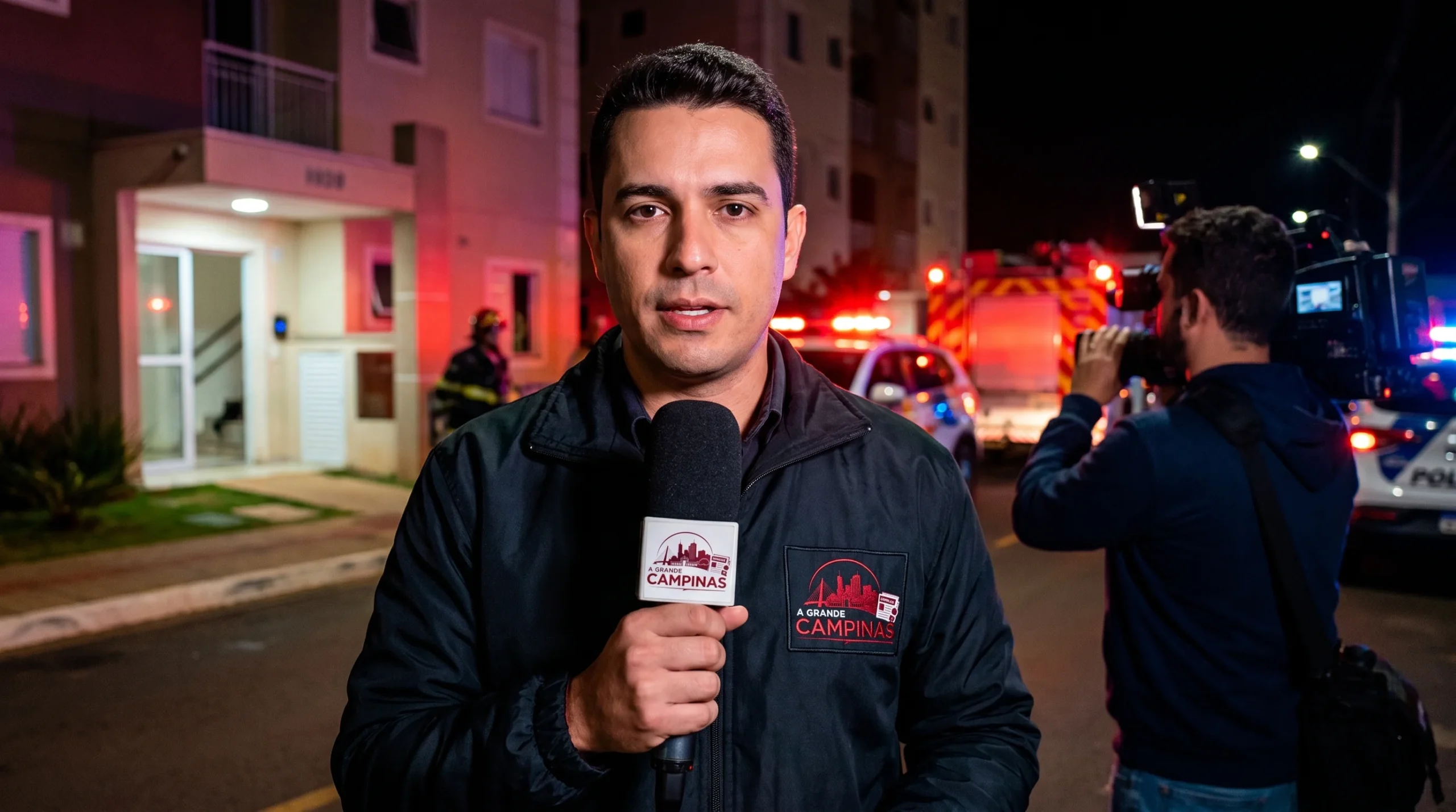 Notícia: incêndio em apartamento em Indaiatuba