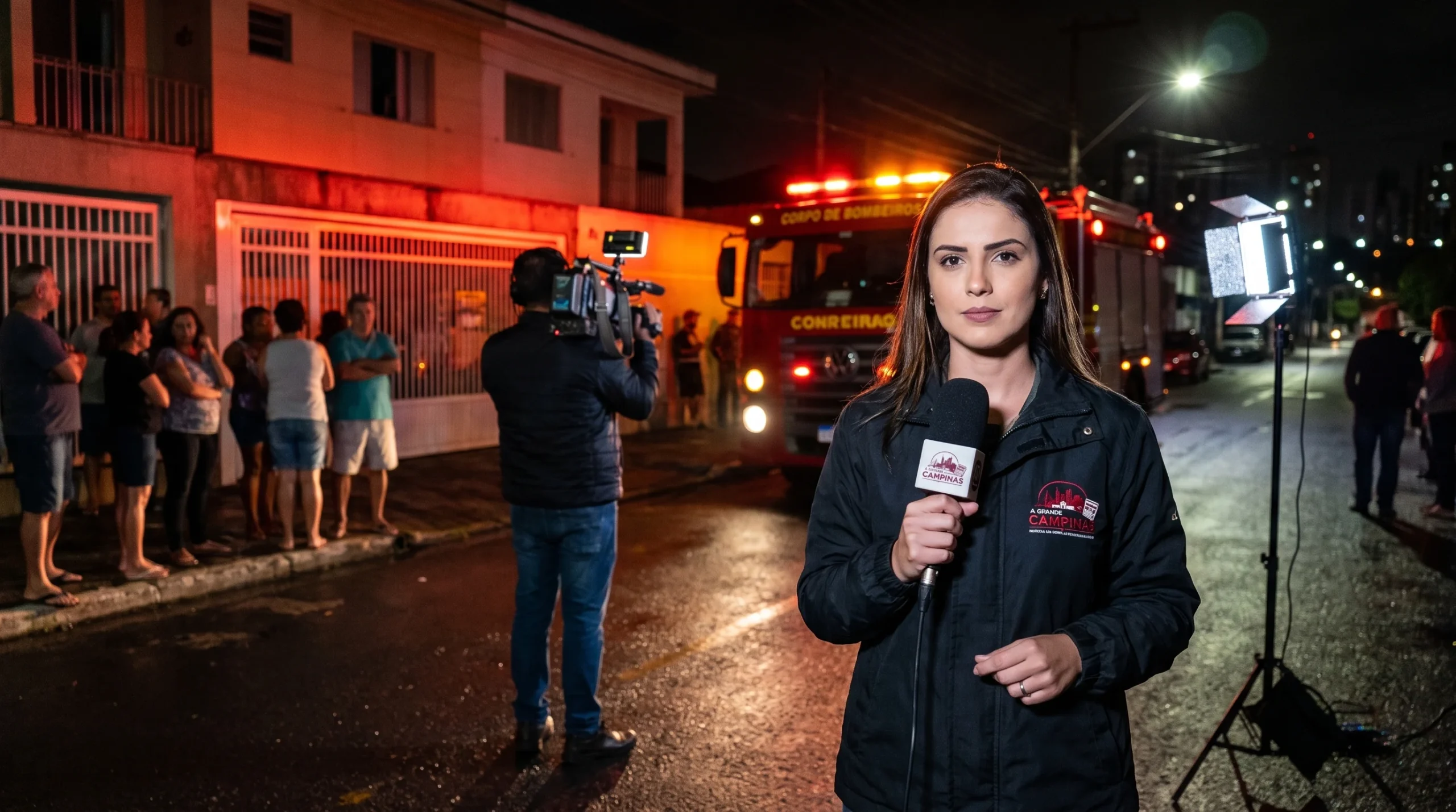 Notícia: incêndio em apartamento