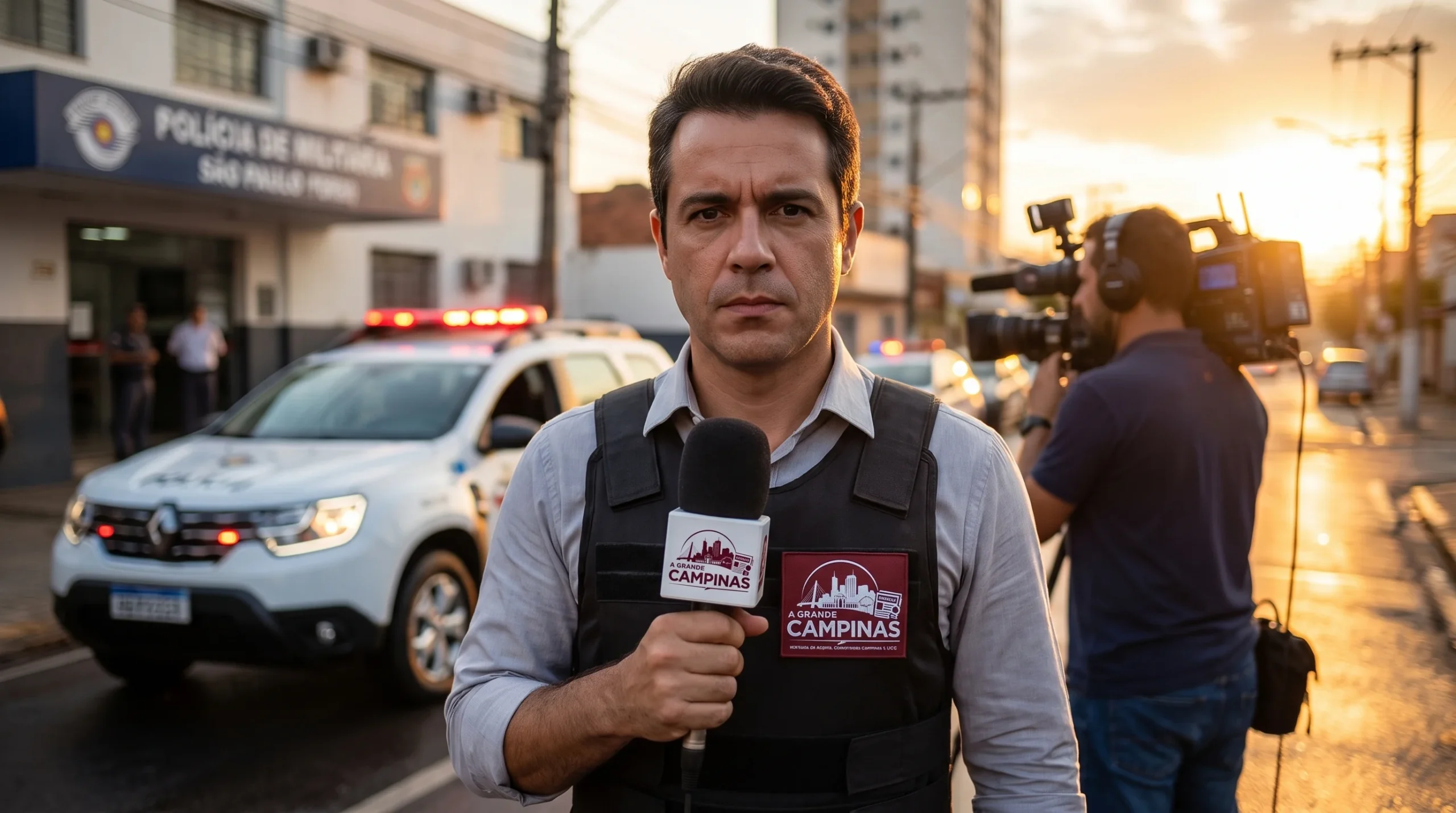 Notícia: policial arrastado em Americana