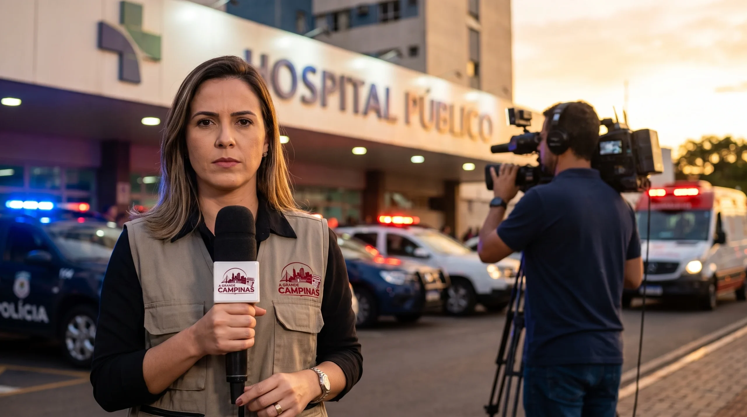 Notícia: queda no Hospital Municipal