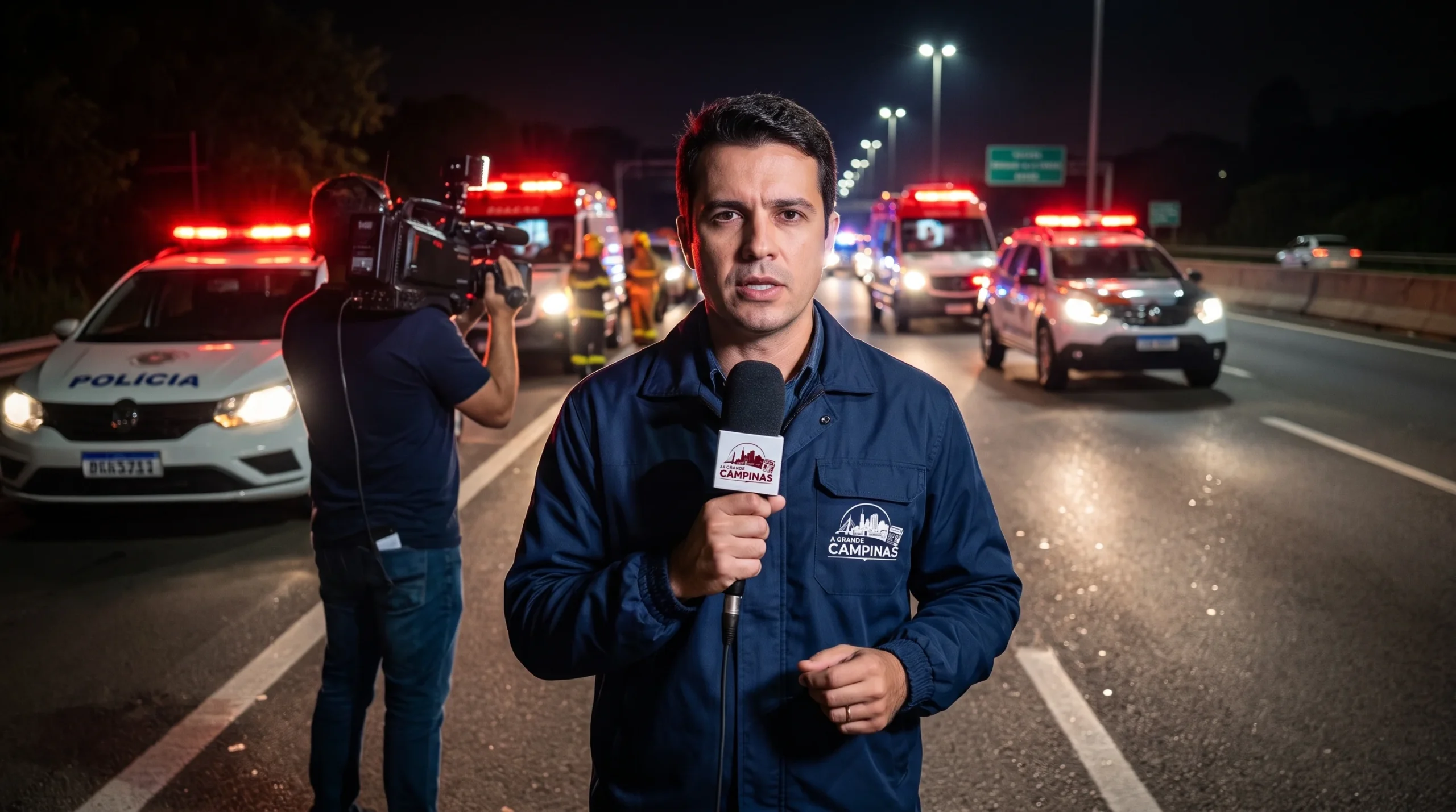 Notícia: acidente na Rodovia do Açúcar