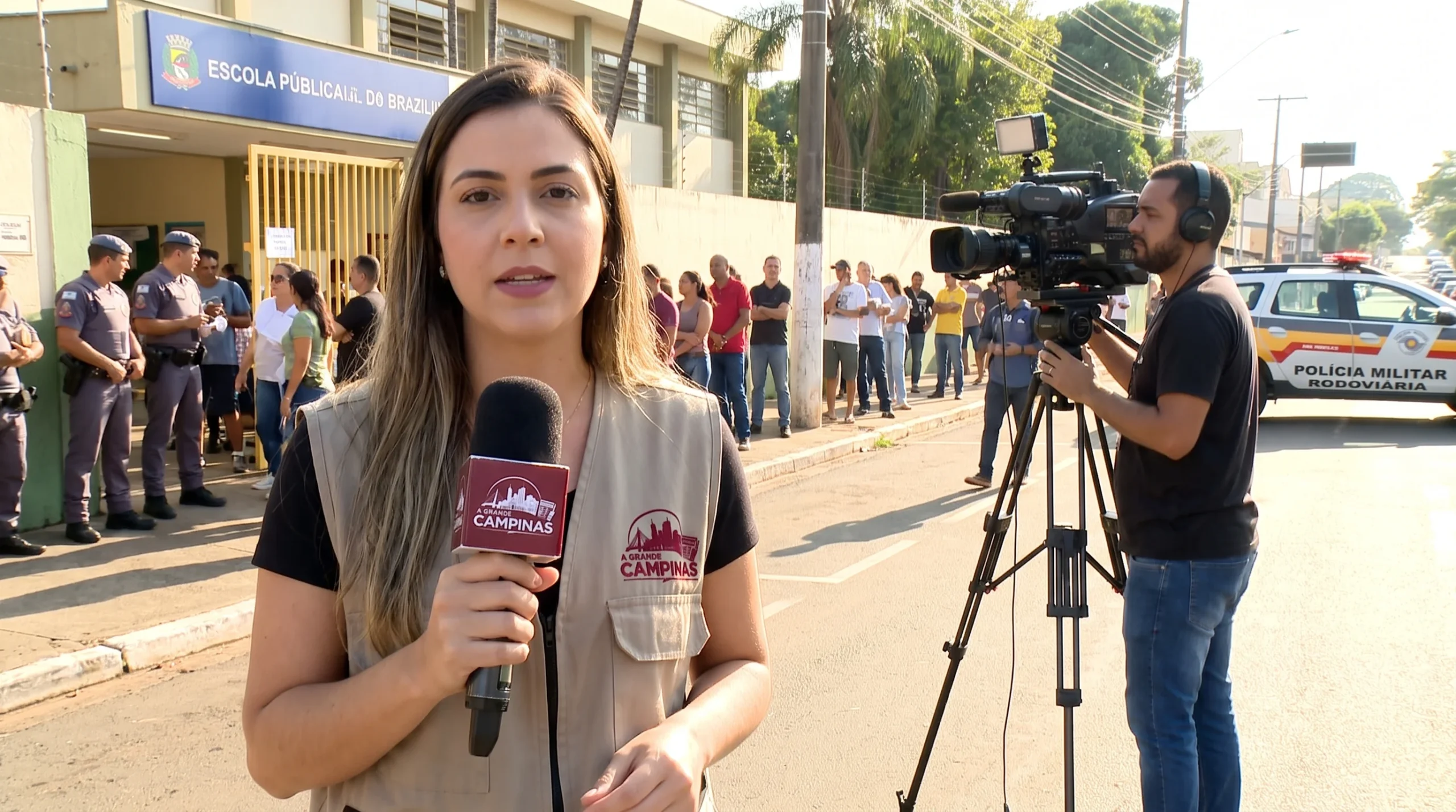 Notícia: local de votação em Paulínia