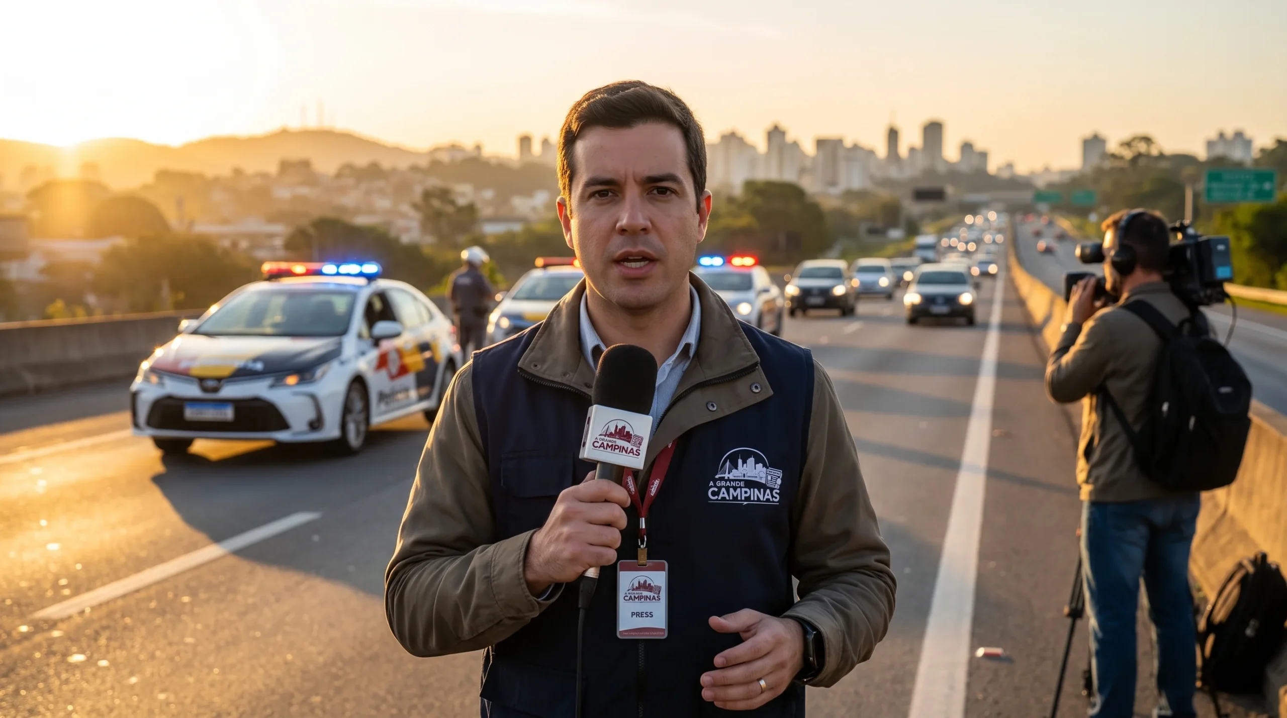 Notícia: acidente em Jaguariúna